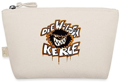 Spreadshirt Die Wilden Kerle Logo Tropfen Graffiti Täschchen, One size, Natur