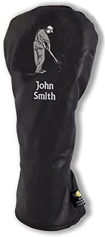 Hazzad Golf Handcrafted Genuine Leather Golf Driver Headcover - Water Resistant, Oversized, Crafted from Top Grain Leather That Softens With Age