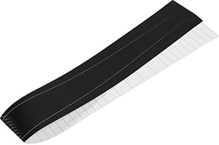 Yunseity per PS5 Console Middle Skin, Host Middle Strip Sticker Parte Centrale Pellicola di Protezione per PS5 Optical Drive Edition Host, Durevole e Resistente Ai Graffi (Nero in Fibra di Carbonio)