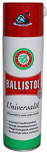 Eva Shop Ballistol Universalöl in verschiedenen Größen zur Fahrzeugpflege, Fahrradpflege, Waffenöl zur Waffenpflege, Tierpflege, Lederpflege, im Garten, Haushalt, Handwerk UVM (200 ml Spray)