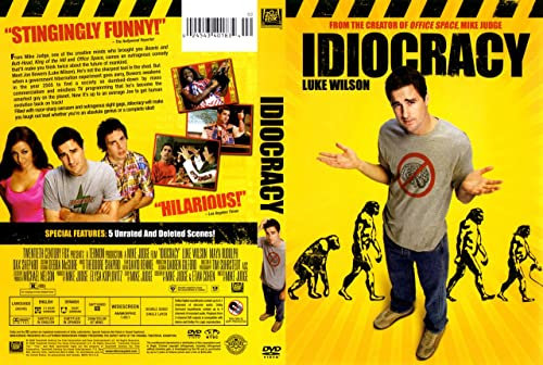 IDIOCRACY 2006 2 Poster A2 - Filmkunstposter in verschiedenen Größen für Wohn- oder Schlafzimmerideen. Randlose Kultfilmbilder, klassische ikonische 70er, 80er, 90er Jahre, Vintage-Retro-Wanddekorati