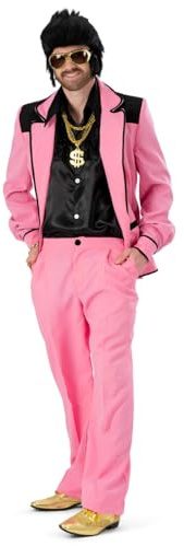 Funny Fashion Tanz & Unterhaltung Kostüme | Las Vegas Chapel Elvis | Mann | Größe 52-54 | Karnevalskostüm | Verkleidung