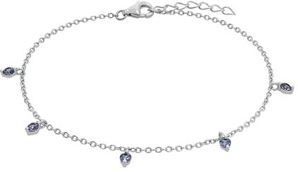 Amor Armband 925 Sterling Silber Damen Armschmuck, mit Zirkonia synth., 17+2 cm, Silber, Kommt in Schmuck Geschenk Box, 2037039