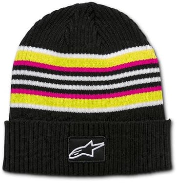 Alpinestars Herren Bolted Cuff Beanie-Mütze, Schwarz, One Size