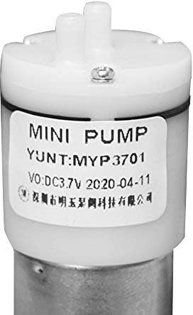 Mini Motor de Bomba de Aire,DC3-5V Mini 370 Motor de Bomba de Aire Autocebante Bomba de Vacío de Presión Negativa para Acuario Tanque de Circulación de Oxígeno