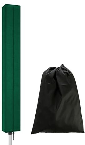 MIAOMI Schutzhülle für Wäschespinne Abdeckung, Rotationswäscheleinenabdeckung Wäschespinne Schutzhülle, Oxford Gewebe Schutzhülle für Wäschespinne(Verde,160 * 15 * 15cm)