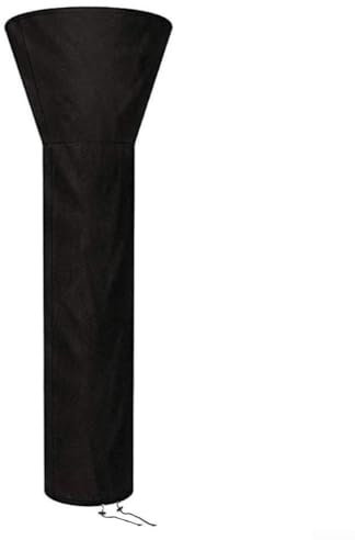 Funda para calentador de patio negra premium, impermeable y fuerte, protector de muebles para exteriores
