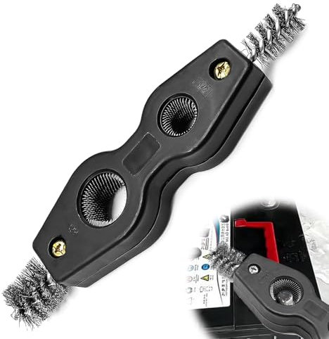 ZOKYUYS 4 in 1 Car Battery Cleaning Brush,Anti-Corrosion Battery Terminals,Copper Pipes Cleaner Brush Tool,Universal for Automotive and Marine for Plumbing Installation Soldering Brazing
