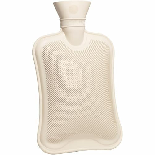 Borsa Acqua Calda 2L - Boule Acqua Calda en Gomma Super Morbida, nostra borse Adattarsi per il Sollievo il dolor e per Scaldaletto