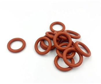 QZZBYL Joint torique en Silicone de qualité Alimentaire, 1.5mm, résistant à la Chaleur, Joint torique en Caoutchouc Blanc/Rouge VMQ, épaisseur 1.5mm OD 4-100mm(White,OD 9MM (100PCS)_1.5MM)