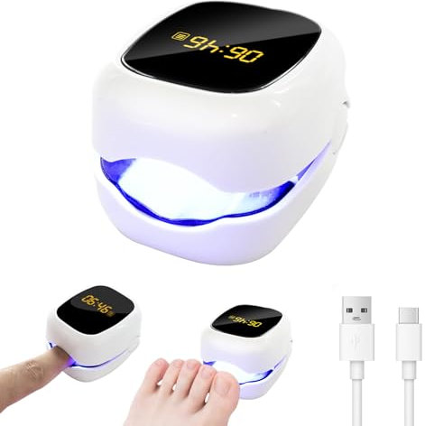 Aohcae Nagelpilz Lasergerät, Nagelpilz Laser Gerät, Schnellwirkend, Multifunktionale Lichttherapie für Fingernägel und Fußnägel mit 500nm Blau-, 660nm Rot- und 950nm Infrarotlicht