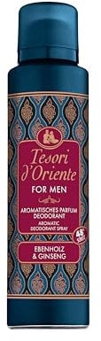 Tesori d'Oriente | Aromatisches Parfum Deodorant 'Ebenholz & Ginseng' | For Men | 48h Schutz | Wellness-Ritual für Körper & Sinne | 150ml