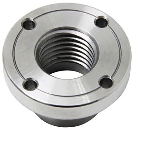 Drehfutter, Planscheibe for Holzdrehmaschinen for M33 x 3,5 Gewindebohrfutter for Holzbearbeitungsdrehmaschinen, 3-Zoll-Flansch-Planscheibe