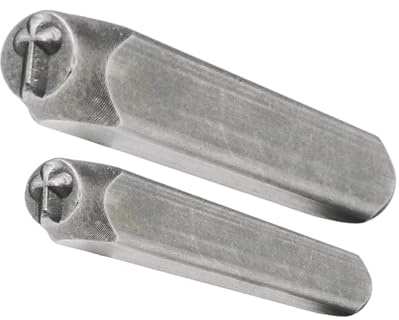 2 Stück Kreuzförmige stabile Stahlstempel-Set, Zubehör für Schmuckherstellung und Basteln, mit 3 mm Stahlstanzern
