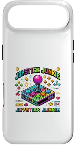Joystick rétro Junkie Pixel Arcade Style Coque pour iPhone Air