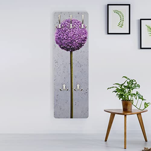 Bilderwelten Garderobe - Top Blumen Garderoben, Größe HxB:105cm x 34cm, Motiv:Allium Kugel Blüten