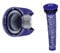 Genuine Dyson V8 and Select V7 Cordless Filter Bundle Includes Pre-Filter (96566101) and Post- Filter (96747801)