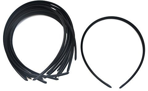 Unifarbene, dünne Haarreifen für Mädchen, Alice-Bänder, 10 Stück