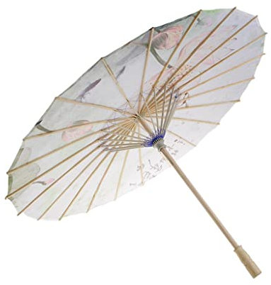 LOVIVER Paño Hecho Chino Oriental Danza Parasol Boda Foto Prop, 3, Individual