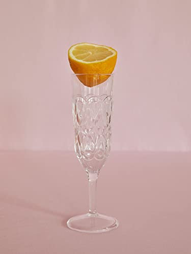 Acryl Champagnerflöte - Klar