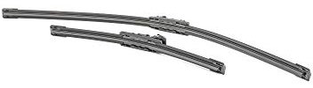 RIDEX Scheibenwischer Set Wischerblätter Satz mit Spoiler Frontscheibenwischer Vorne Wischblattausführung: Flachbalkenwischblatt & Rahmenlos Länge 1: 650mm Länge 2: 350mm 298W0102