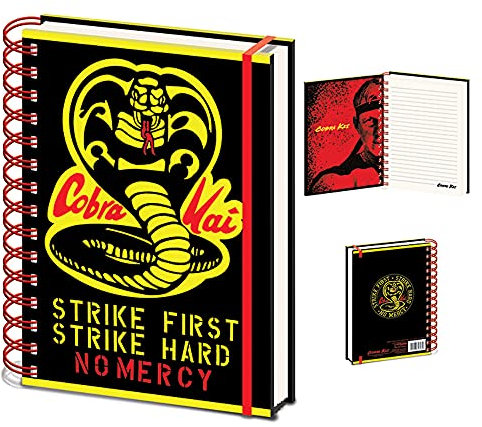 empireposter Cobra Kai - No Mercy - Offizielles Lizenz-Notizbuch im A5 Format - Größe 15x21 cm