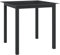 Gartentisch 80x80x74 cm Aluminium und Glas Beistelltisch Gartentisch Tisch Balkontisch Gartenmöbel Kaffeetisch Teetisch Couchtisch