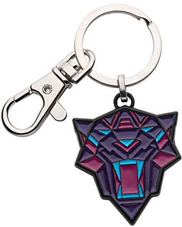 Salesone Schlüsselanhänger Black Panther Schlüsselanhänger mit violettem Logo Schlüsselringe Autoschlüsselanhänger Fanartikel