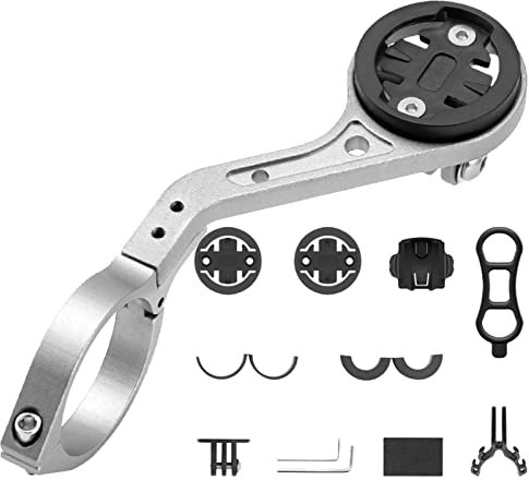 Computer Mount - Cycle Computer Handlebar Holder,Combo Extend Code Table Rack, Mount Arm Sturdy Non-Slip Fits 18-38MM Handlebar