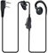 DLECNFUN Ohrhörer mit PTT und Mikrofon – für Zwei-Wege-Radio, Walkie-Talkie-Ohrbügel, C-förmige drehbare Ohrschlaufe, Überwachungsset, Headset für Sicherheit, kompatibel mit Kenwood Baofeng