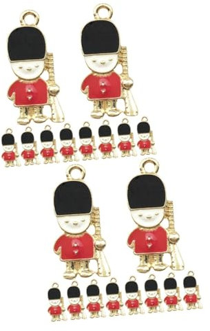 HOMSFOU 20 Pezzi Schiaccianoci Accessori Schiaccianoci Balletto Regali Festa Di Natale 6 Piedi Schiaccianoci Pastello Decorazioni Di Natale Schiaccianoci Di Natale Fai Da Te A Mano