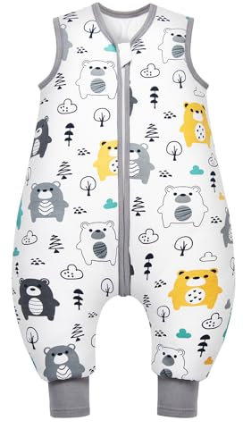 Mosebears Saco de Dormir para bebé, para Todo el año, para Invierno, 2,5 TOG, 100% algodón orgánico, Varios tamaños, otoño e Invierno