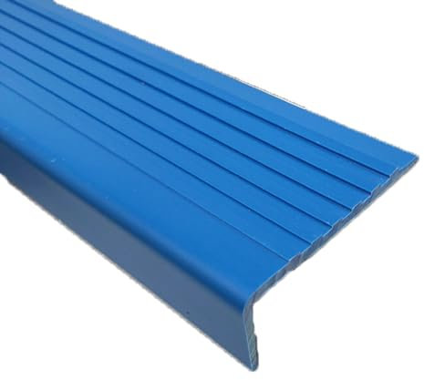 Chaoyilian Treppenkantenprofil Selbstklebend,Winkelprofil Anti-Rutsch Treppenkante,Kunststoff Antirutsch Winkelprofil,Selbstklebend,Kollisionssicher,rutschfeste Und wasserdichte,FüR Treppenkanten