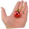 JOINPAYA Weihnachtskugeln mit Aufhängeöse hängende Weihnachtskugeln Weihnachtsdekorationen Christbaumschmuck Ornament 3cm glänzende Weihnachtskugeln runde Kugeln Weihnachten schmücken Ball