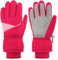 TBoonor Ski Handschuhe Kinder, Winterhandschuhe mit warmem und atmungsaktivem Fleece-Innenfutter, Kinderhandschuhe wasserdicht und Winddicht,Fahrradhandschuhe für Jungen und Mädchen von 3-12 Jahren