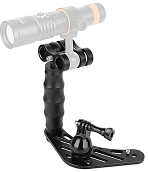 ORCATORCH H02 Underwater Camera Tray Kit for GoPro | Aluminum Alloy Tray & Grip, Mount Camera & Dive Lights, Dual Handle Control, Reduce Shake, Stable Underwater Photography