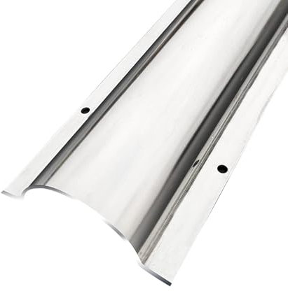 LYUCAYHQ Goulotte Passe Cable, Cache Cable Pouvant Être Peint, Passe Cable Mural en Acier Inoxydable, Protection Cable Electrique(100 * 10 * 2.6cm/39 * 4 * 1in)