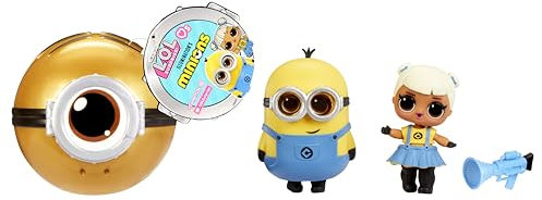 L.O.L. Surprise! Loves Minions Tots - Include 1 Bambola, con Vestiti e Accessori, Palla Ispirata ai Minion, Confezione Cieca, Colleziona tutte le 6 Bambole