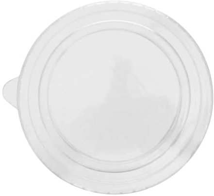 Terryshop74 25 coperchi riutilizzabbili per Ciotole in carta per Pokè, insalatiera portavivande misure disponibili (Trasparente Coperchio, 15 cm)