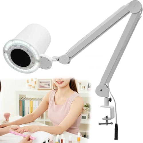 KJHYYPP Nail Dust Collector, 10-Gear Powerful Nail Vacuum Drill Duster Collector Extractor for Nail Salon & Home Use