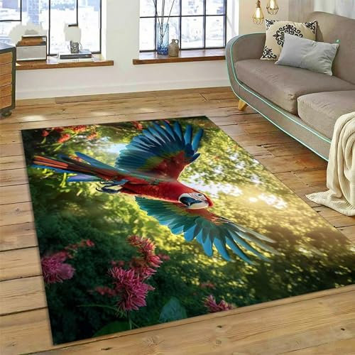 Bereich Teppich 3D Gedruckt Anti-Rutsch-Teppich Home Decoration Thema Wohnzimmer Teppich Tier -Polyester-Soft-Touch,Leicht Zu Reinigen 50 X 80 cm -487242412