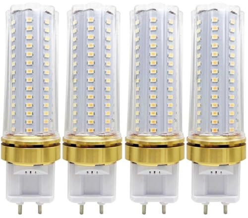 Bombillas LED g12 20w, 4 Bombillas led, 20w equivalentes a 200W halógeno, 2000lm, ac100v-240v, ángulo de Haz de 360 ° para iluminación doméstica(Natural White 4000k)