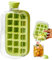 Ice Bottle Cup | 800 Ml ICES Cubes Bottle | Eiswürfel Flasche mit Deckel und Behälter | Eiswürfelflasche Eingebauter Strohhalmschlitz für Gefrierschrank | ICES Tray Flasche zur Kalter Getränke