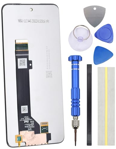 Double Sure Pantalla LCD IPS de repuesto para Motorola Moto G34 G23, color negro, 6.5 pulgadas