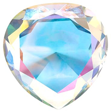 KAILIKETIY Decorative Hand Holding Crystal Diamond Photo Prop for Nails Display, Unique Artificial Crystal Diamond with Shining Brightly Feature, for Photo Taking and Desktop Decoration