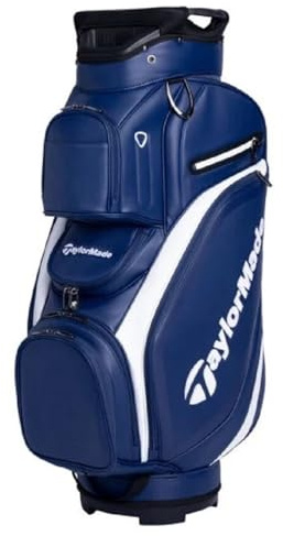 TaylorMade Deluxe Cart Golftasche für Kinderwagen (Navy/White)