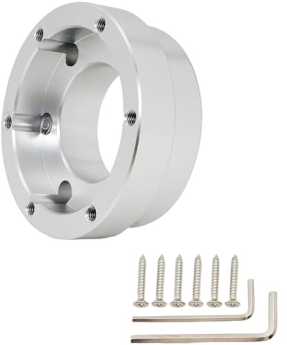 NINMORTH 70 mm Rennrad-Adapter-Basis für Logitech G29 G920 G923, Aluminium-Lenkrad für Nabe mit 70 mm Mittelloch, für G29/G923