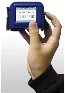 BJdfgE Fully Automatic Handheld Coding Machine Inkjet Printer Printing Bottle Cap Plastic Packaging Bag Mini Smart