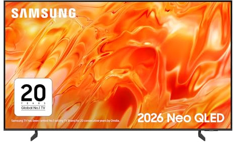 Samsung Smart TV 50-Inch QN70H Neo QLED 4K Quantum Mini LED, HDR 10+, Motion Xcelerator, Adpative Sound+, Gaming Hub, Knox Security, Voice Control with AI(VAC), Alexa Built-in [2026]
