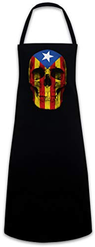 Urban Backwoods Catalonia Skull Flag Grillschürze Kochschürze